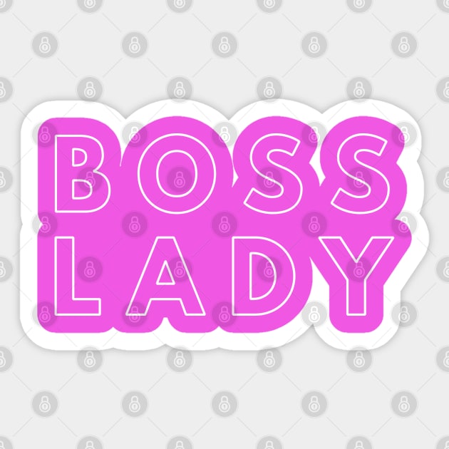 Boss Lady | Urban Design Sticker by UrbanLifeApparel